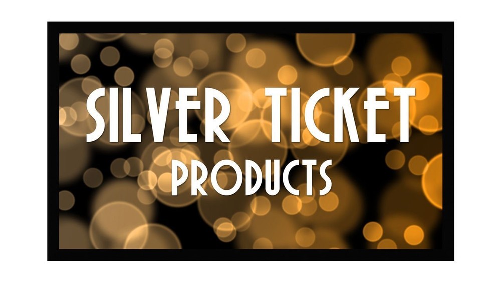 STR-169106-S Silver Ticket 106" Fixed Projection Screen Silver Material 16:9