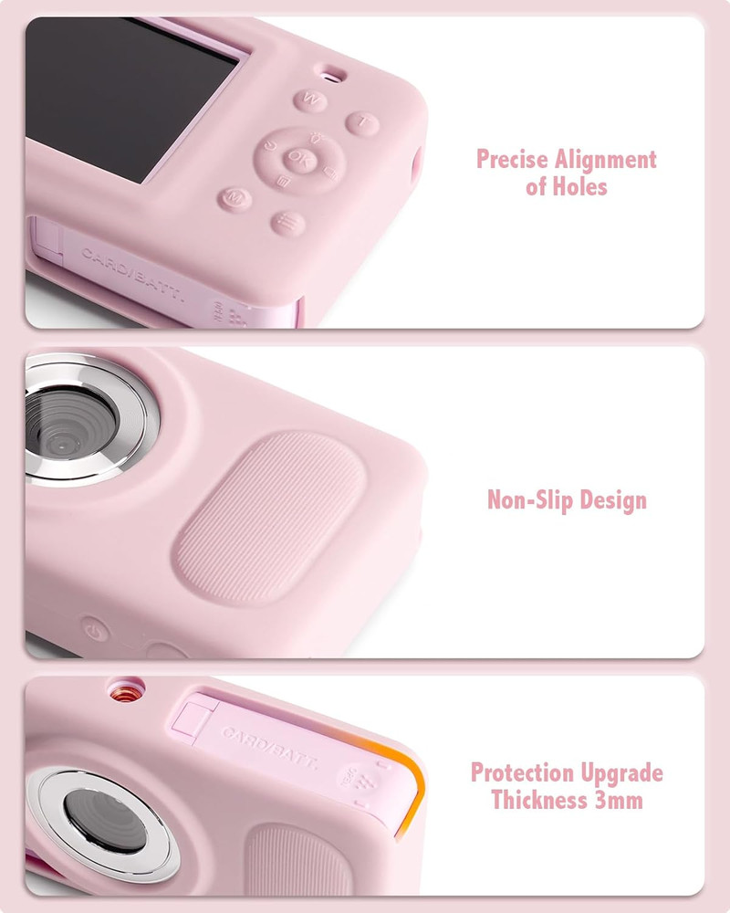 CAMKORY DC403 Silicone Camera Case - Lightweight Protective Sleeve