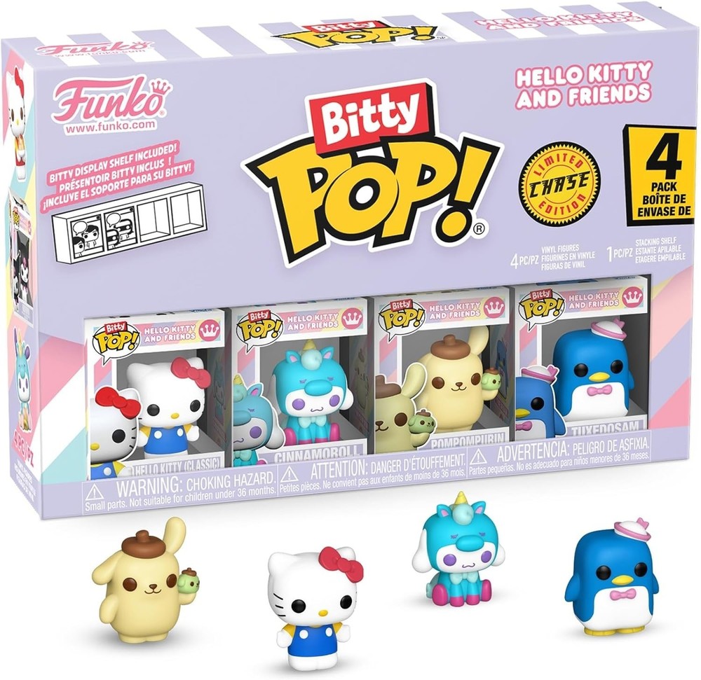 Funko Bitty Pop! Sanrio Hello Kitty & Friends Mini Figures 4-Pack – Mystery