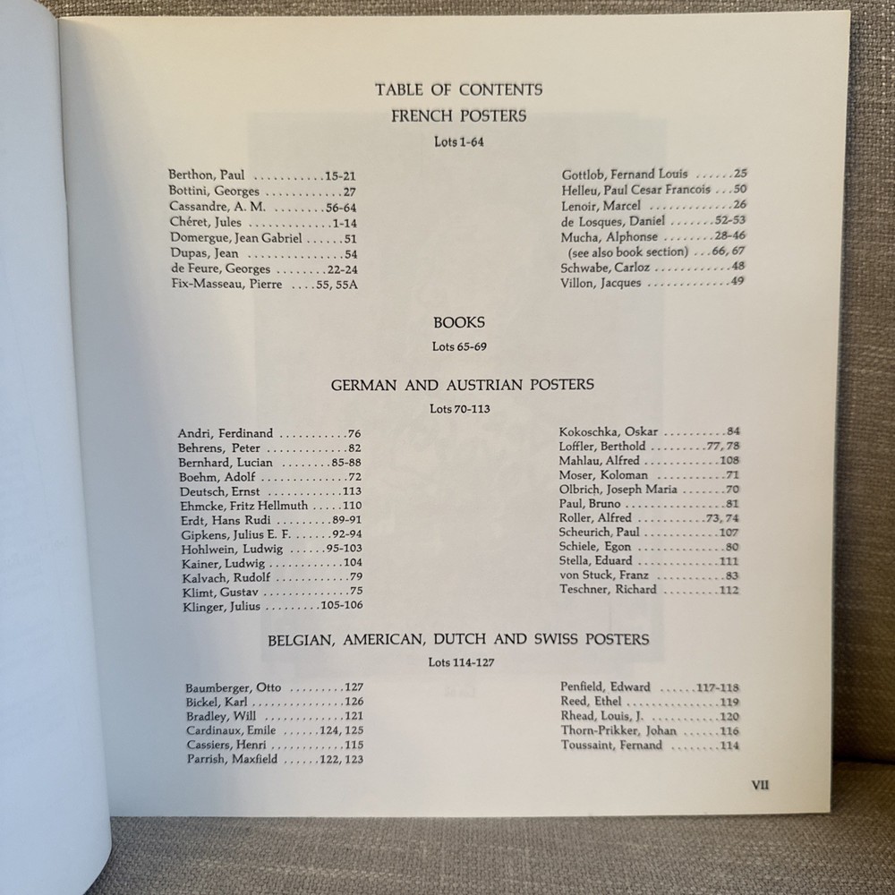 Sotheby's Fine Poster- March 13, 1982