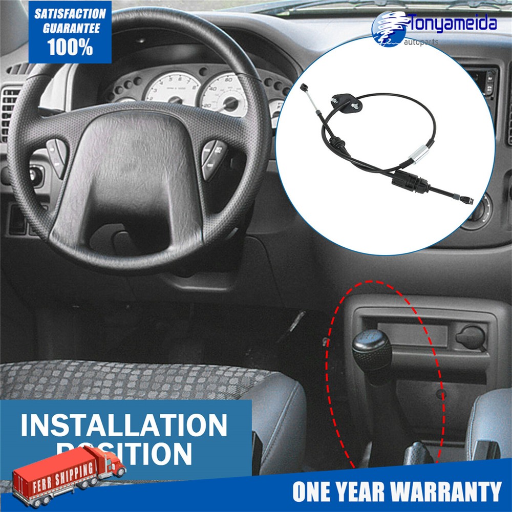 YL8Z-7E395-BA Automatic Transmission Shift Cable For 2001-2003 Ford Escape CD4E