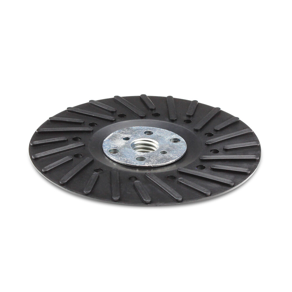 5" x 5/8"-11 Resin Fiber Disc Backing Pad with Lock Nut for Angle Grinder