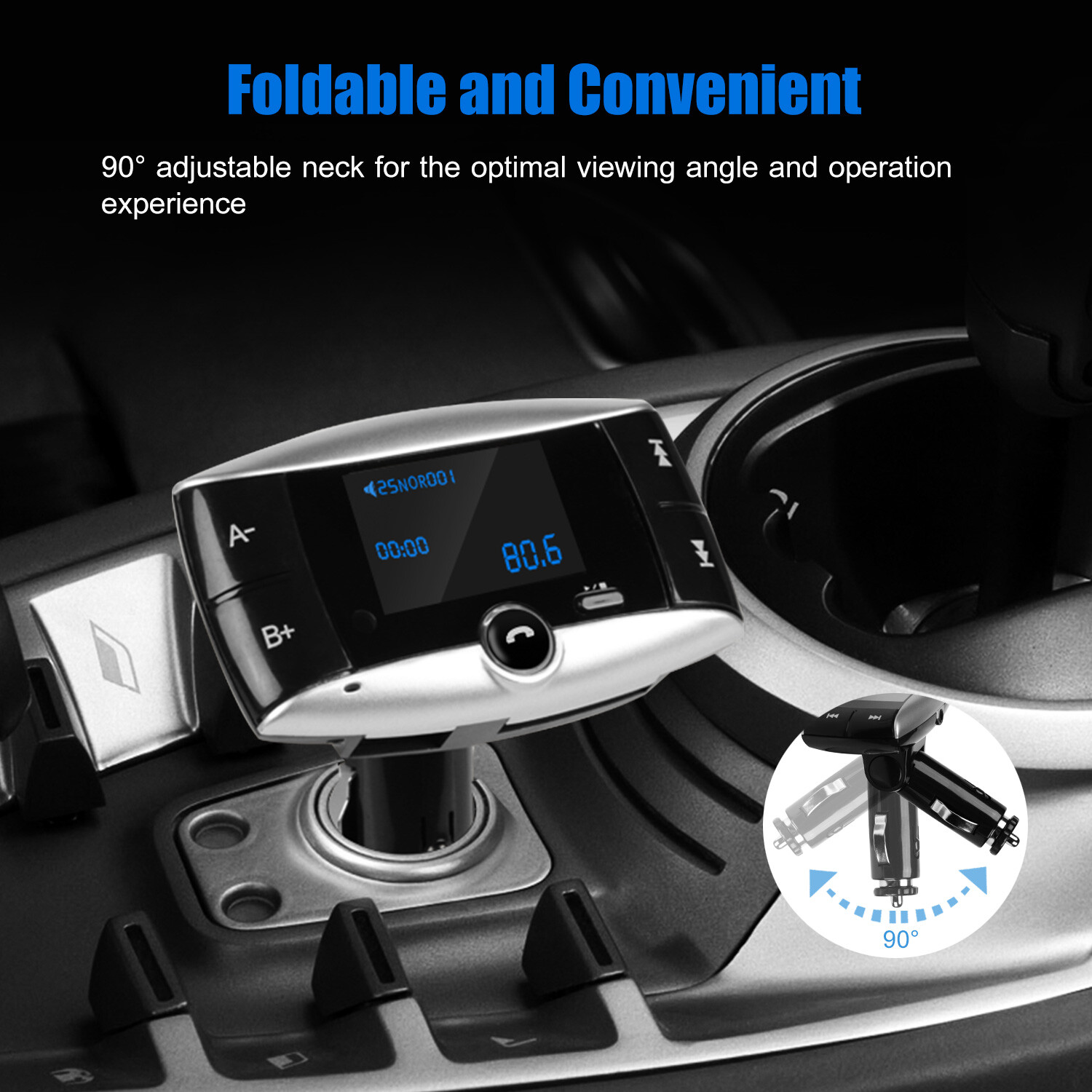Wireless FM Transmitter Modulator Car Kit MP3 Player SD USB LCD Remote