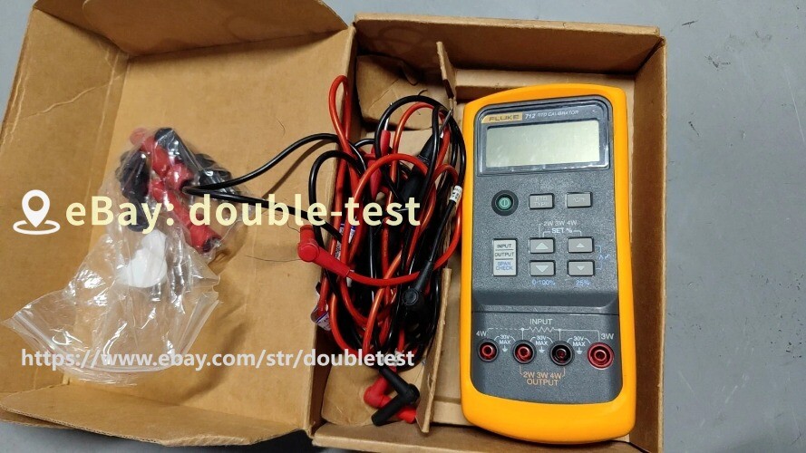 FLUKE 712 RTD PROCESS CALIBRATOR W/LEADS#pr