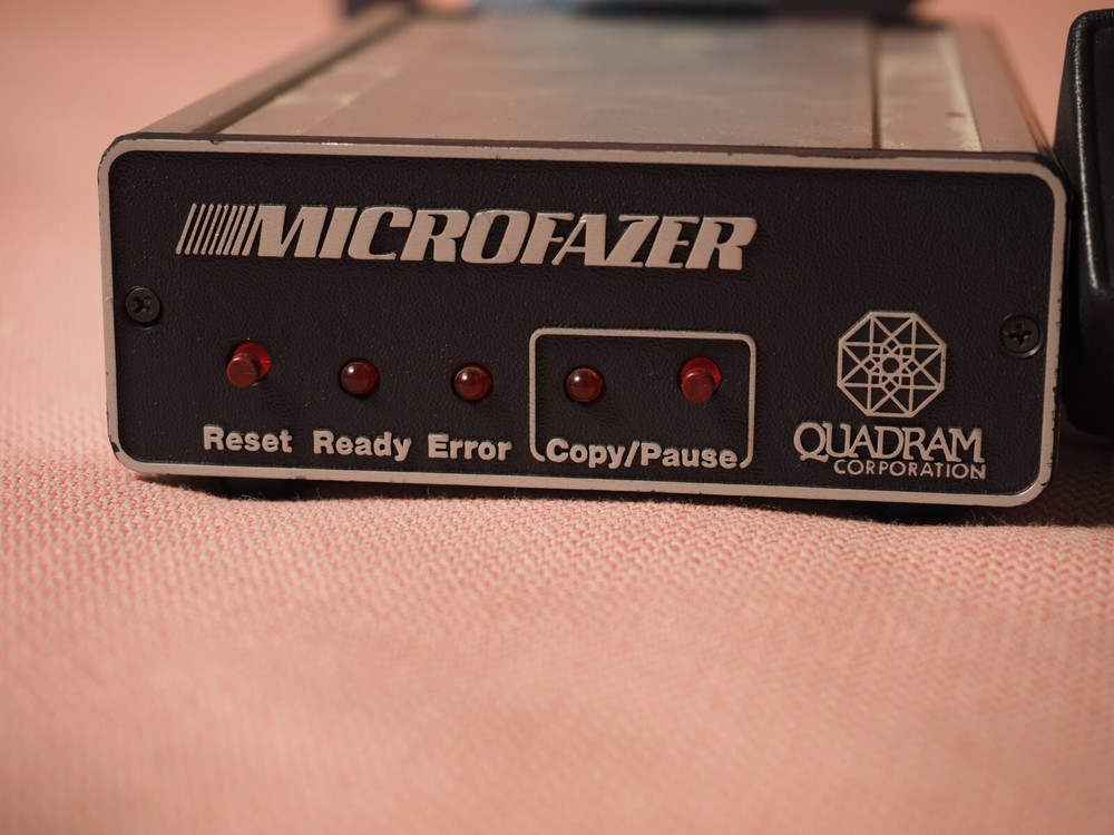 QUADRAM MICROFAZER PARALLEL DATA IN, PARALLEL DATA OUT Lot