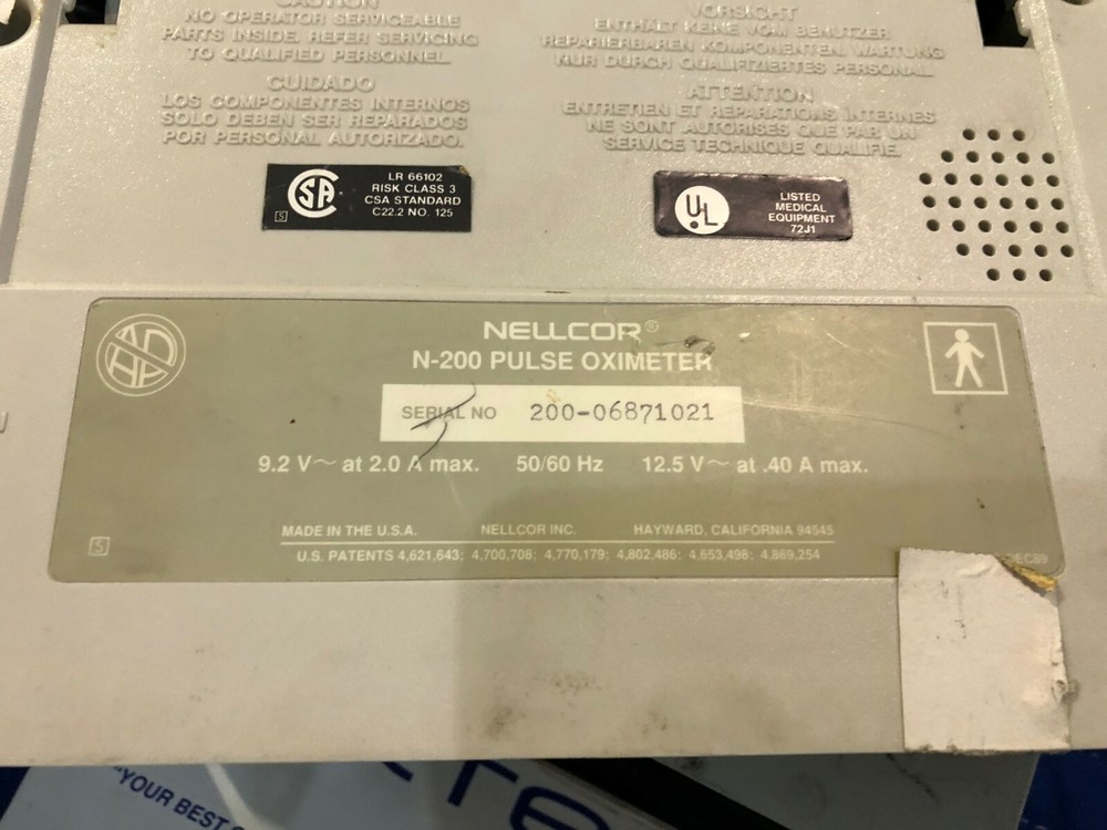 Nellcor N200 Pulse Oximeter