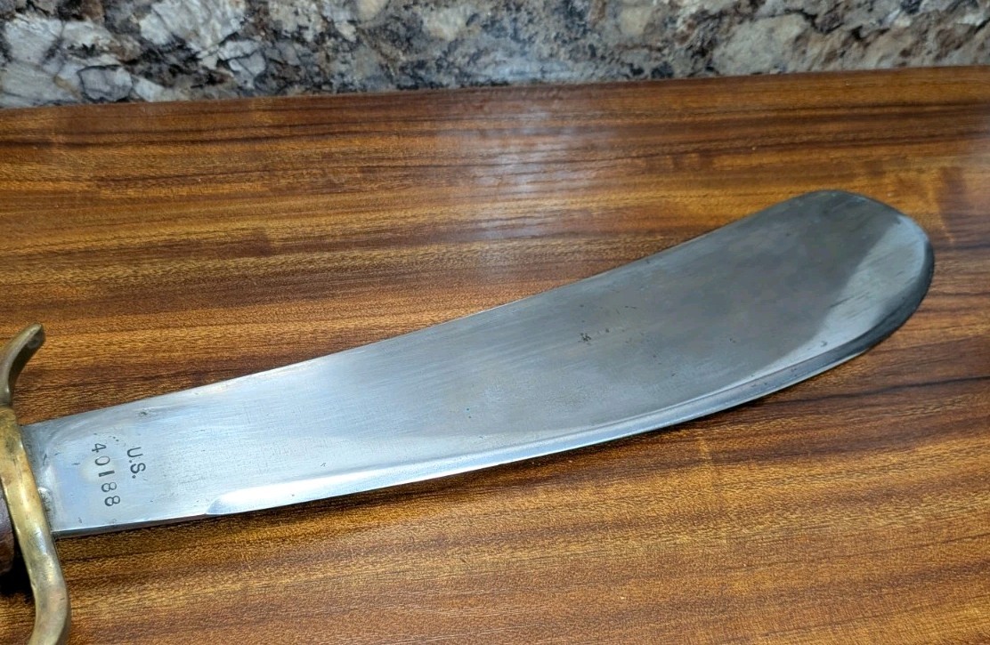 Springfield Armory WWI Era 1909 Bolo Knife w Rock Island Arsenal Scabbard