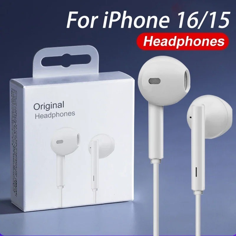 iPhone  Wired 3.5mm Headset Earbud Headphones for 8-14