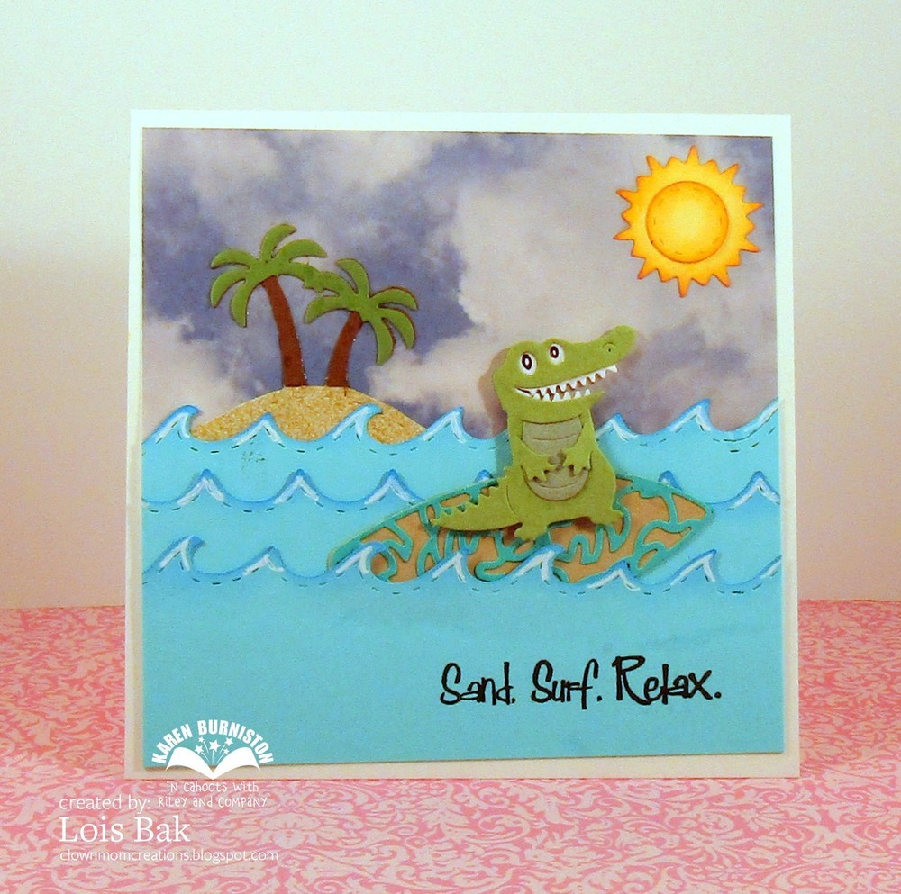 Karen Burniston Die 1260 - Beach Elements