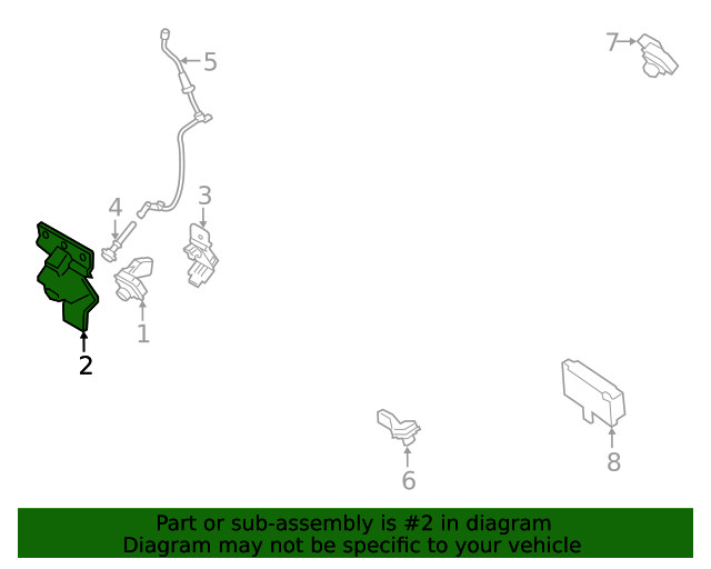 Genuine Ford Bracket GL3Z-19H421-A