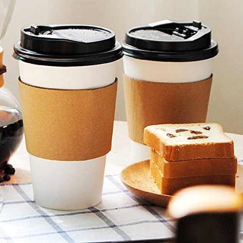 Coffee Cup Sleeves, 100 Count