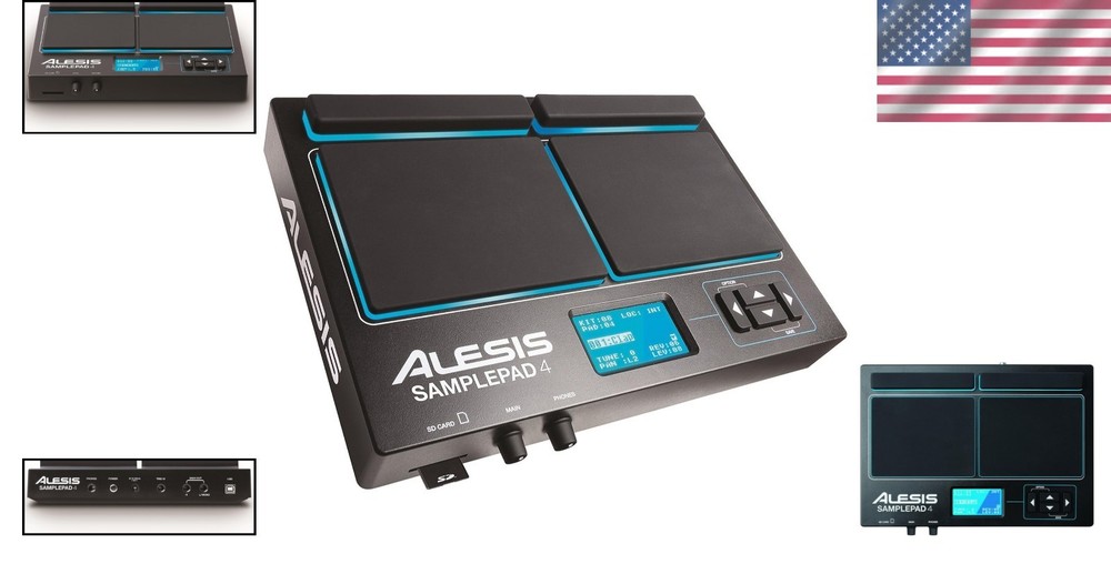 Sample Pad 4: All-in-One Percussion Instrument with SD Support for Custom Sounds