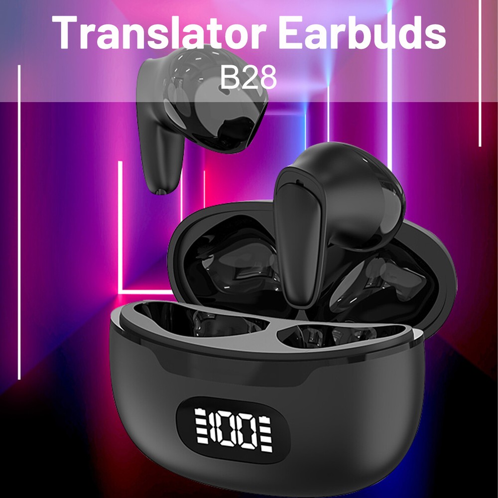 144 Language Translator Earbuds Wireless Bluetooth Two Way Translator Device