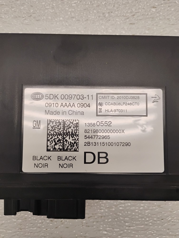 Keyless Entry Control Module Oem 13580552 Cadillac Ats