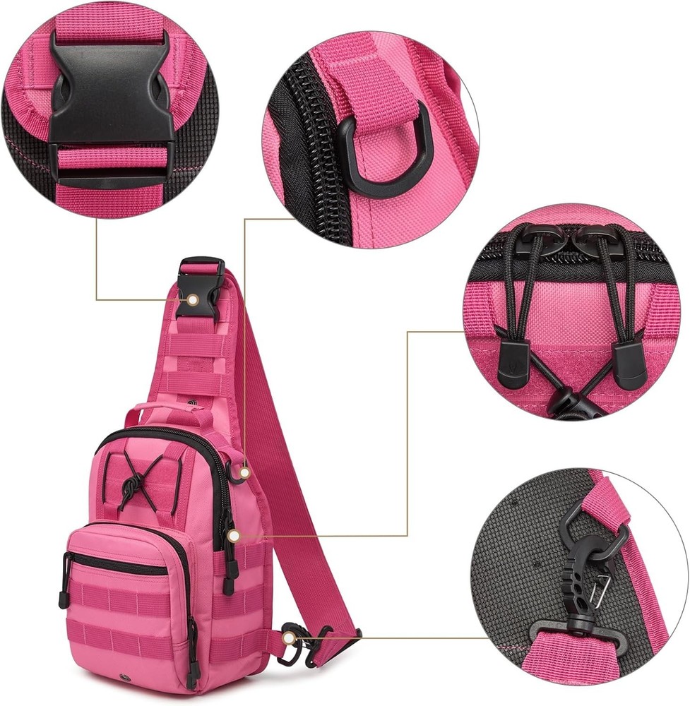 Everyday Tactical Sling Backpack - Spacious, Lightweight, and Humanized Design