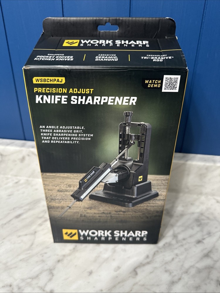 Work Sharp Black ‎Precision Adjust Knife Sharpener WSBCHPAJ Used