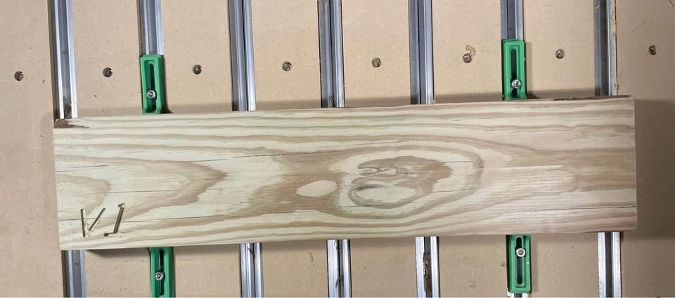 Custom CNC hangboard
