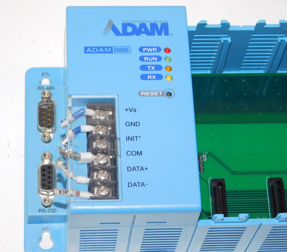 Advantech ADAM 5000E 8 Slot Data Acquisition Module Chassis Card Rack Unit 5108