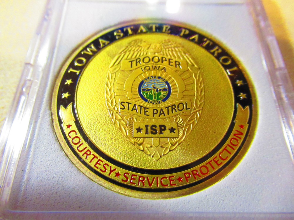 IOWA STATE PATROL Challenge Coin