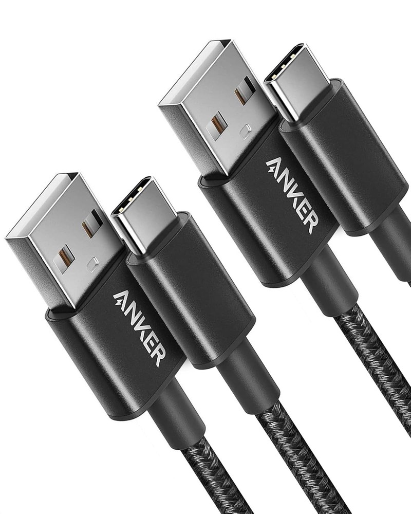 Anker Cable [2 Pack, 3FT], USB A to C for iPhone 17 3ft