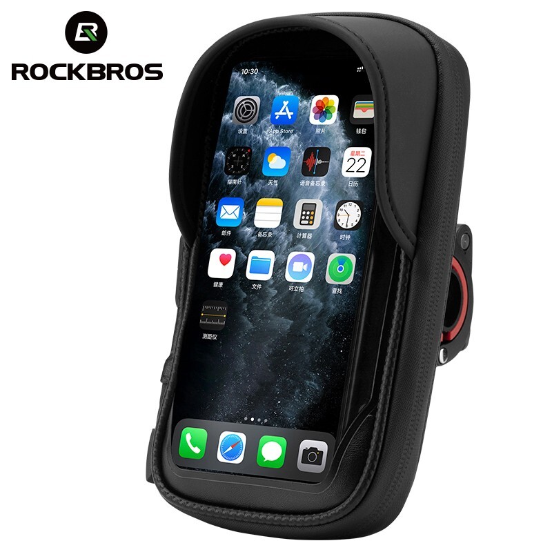 360 Rotation Motorcycle Bicycle Bike Handlebar Cell Phone Mount Holder Bag Case