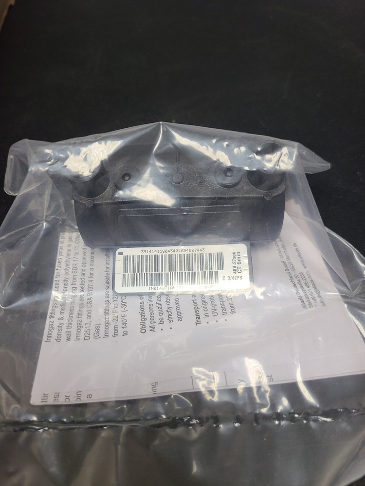 Innogaz 3/4" IPS HDPE Electrofusion Pipe Coupling SDR11 New