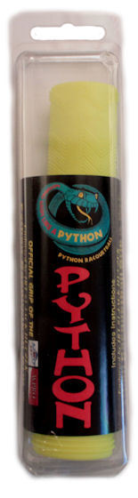 Python Yellow Rubber Racquetball Grip