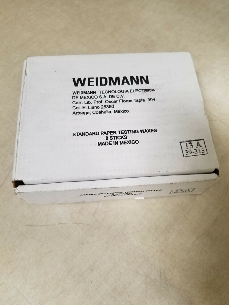 Weidmann Standard Paper Testing Waxes 13A 39-313