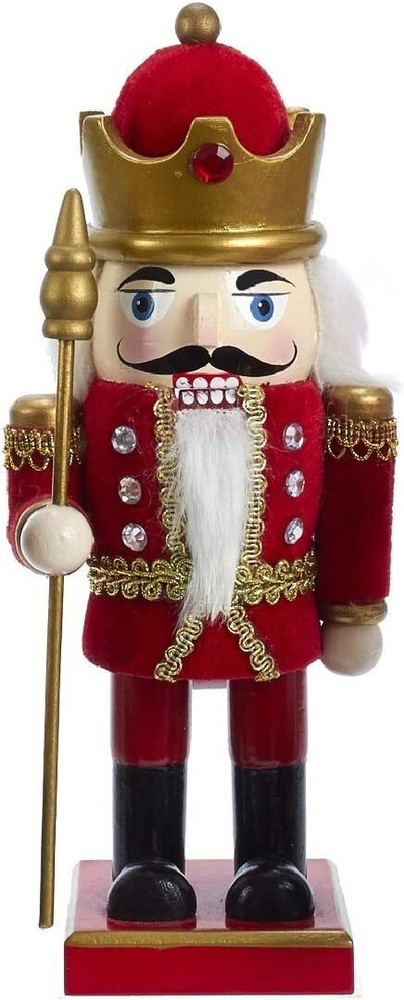 Kurt Adler Chubby Red King Nutcracker 9 Inches
