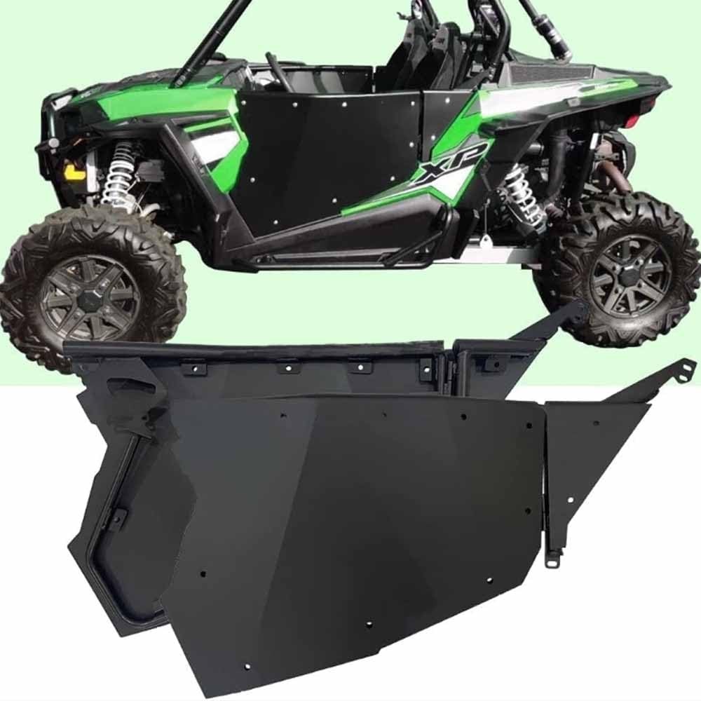 Pair Aluminum Iron Full Size Side UTV Doors for 2014-2023 Polaris RZR XP 1000