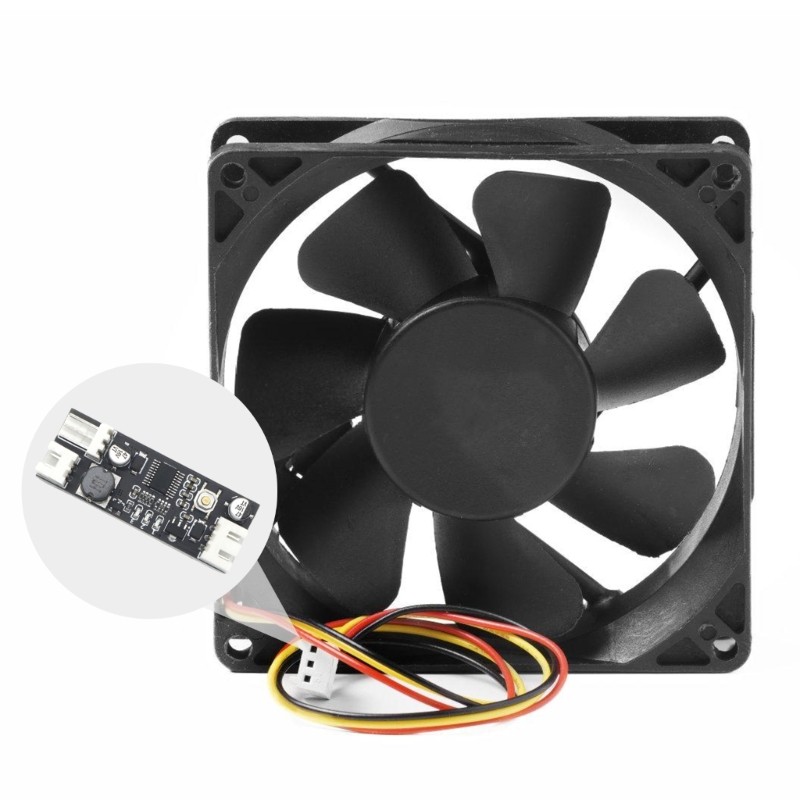 Adjustable 12VDC PWM Fan Temperature Controller for Computer Case