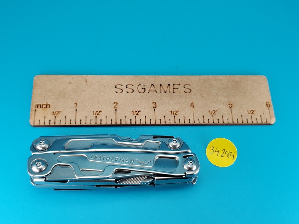 Leatherman Rev 3.8" Multi-Tool, Stainless!