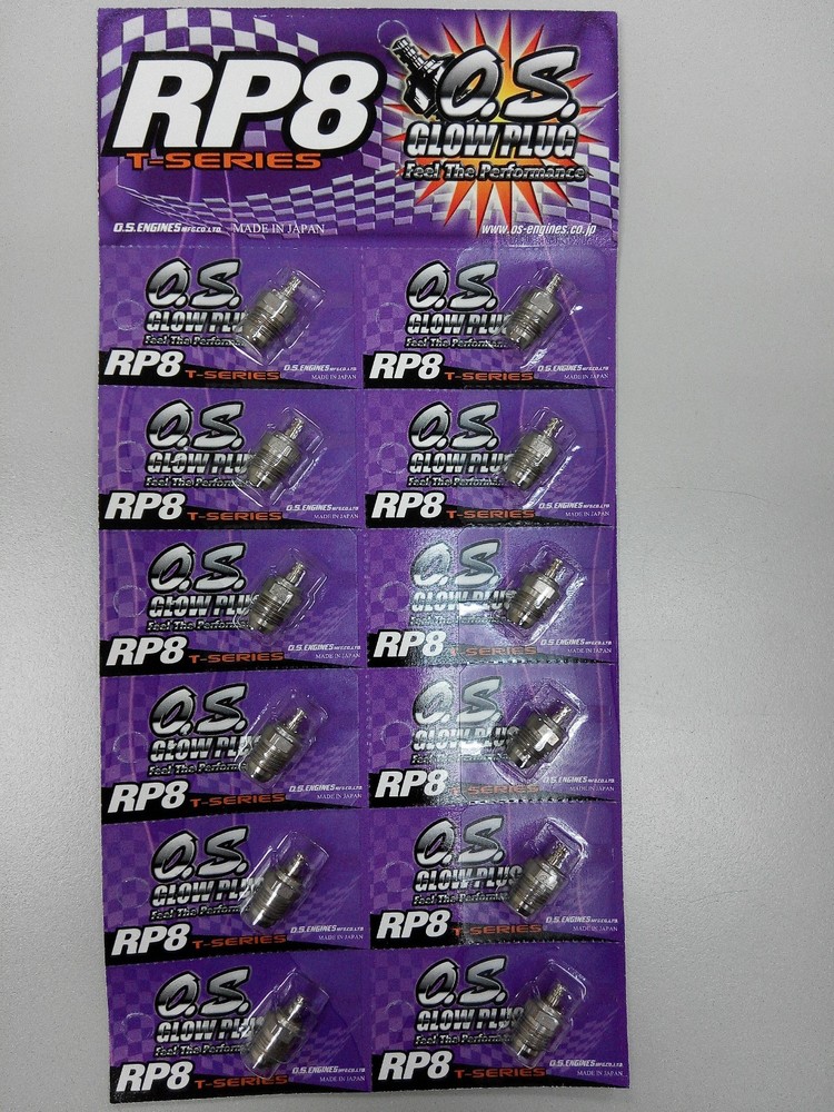 O.S Glow Plug RP8 (12pcs)