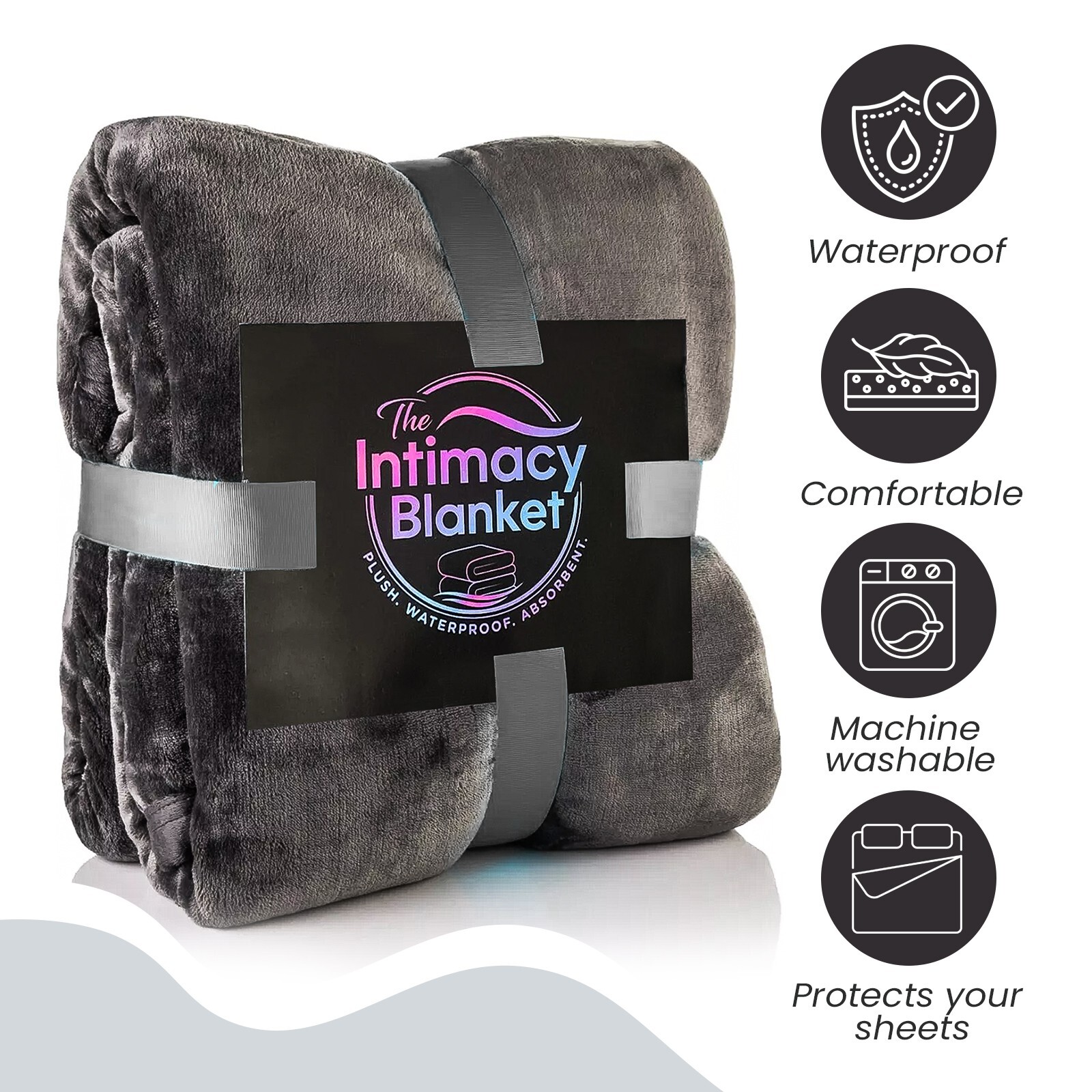 Waterproof Blanket for Intimacy Sofa Bed Protector Cover Plush & Absorbent 50x60