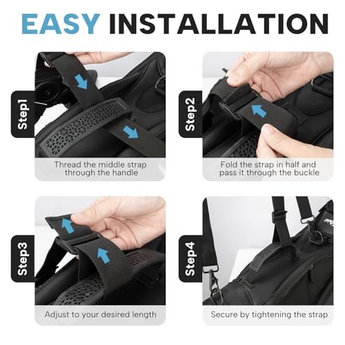 Golf Bag Shoulder Strap, Universal Golf Bag Strap Replacement Double Shoulder