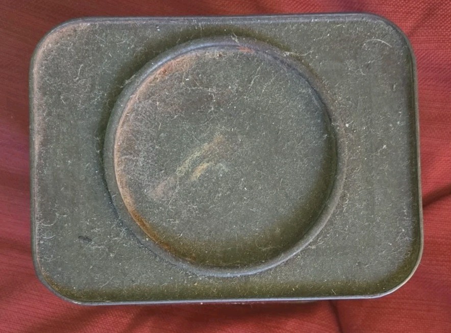 WWII Overseas Shipping Container, WW2 Care Package Support Tin