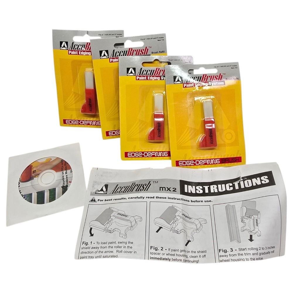 AccuBrush MX2 Paint Edger Edging System - SEE BELOW!