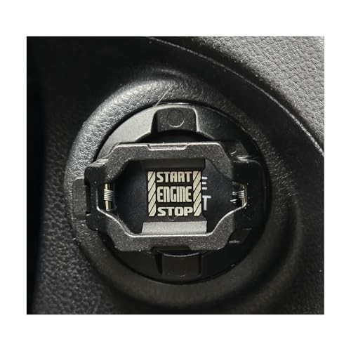 Cool Push to Start Button Cover, Engine Start Stop Button Cover, Car Interior