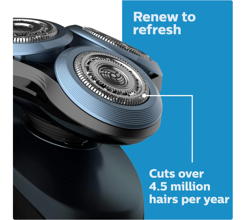 Philips Norelco SH60/72 Series S6000 Replacement Shaver Heads F/ Model S6880/81