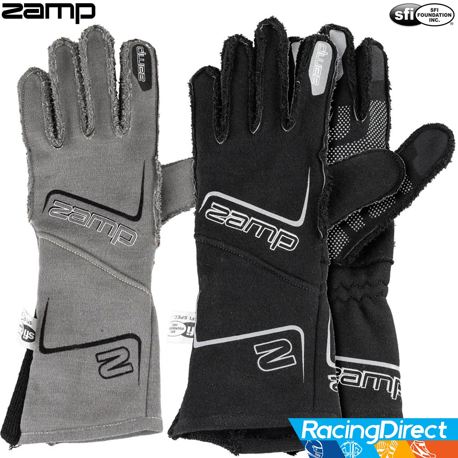 ZAMP - ZR-70 SFI-5 Gloves | Pro Nomex SFI-3.3/5 Rated | Auto Racing Gloves