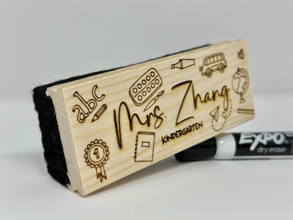 Personalized Whiteboard Eraser Teacher Appreciation Gift Classroom Essentials