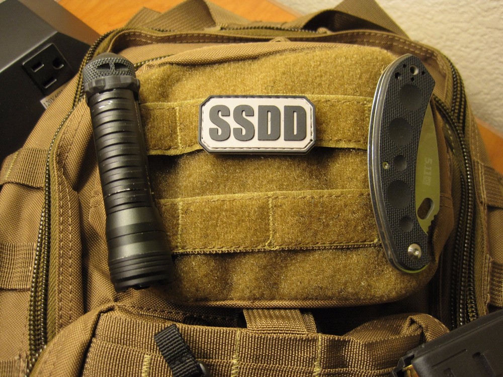 TACTICAL MORALE PATCH " SSDD " " SAME SH*T DIFFERENT DAY " HOOK BACK SPECIAL $$$