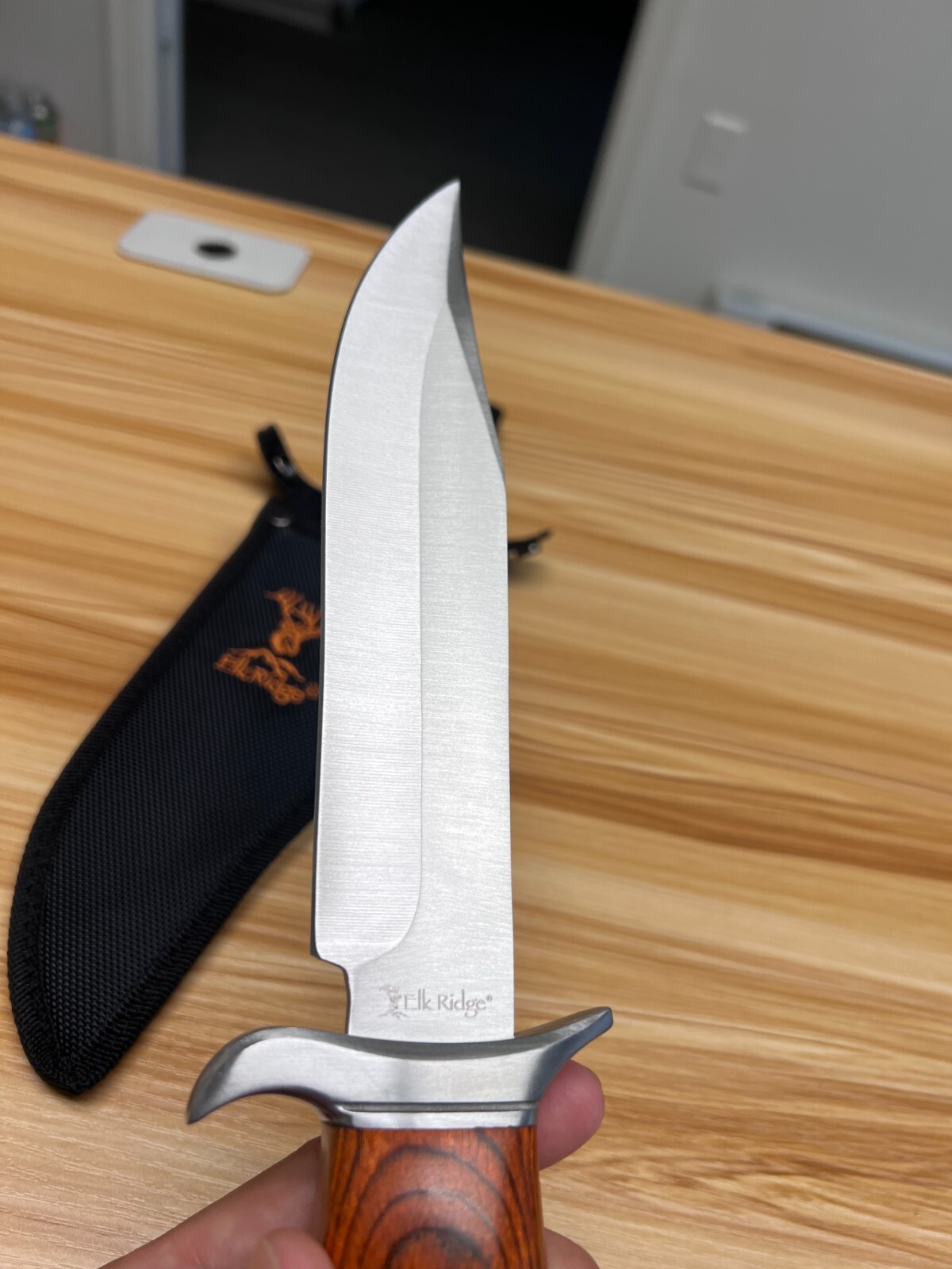 12" ELK RIDGE SURVIVOR TACTICAL HUNTING SURVIVAL KNIFE w/ SHEATH Full tang