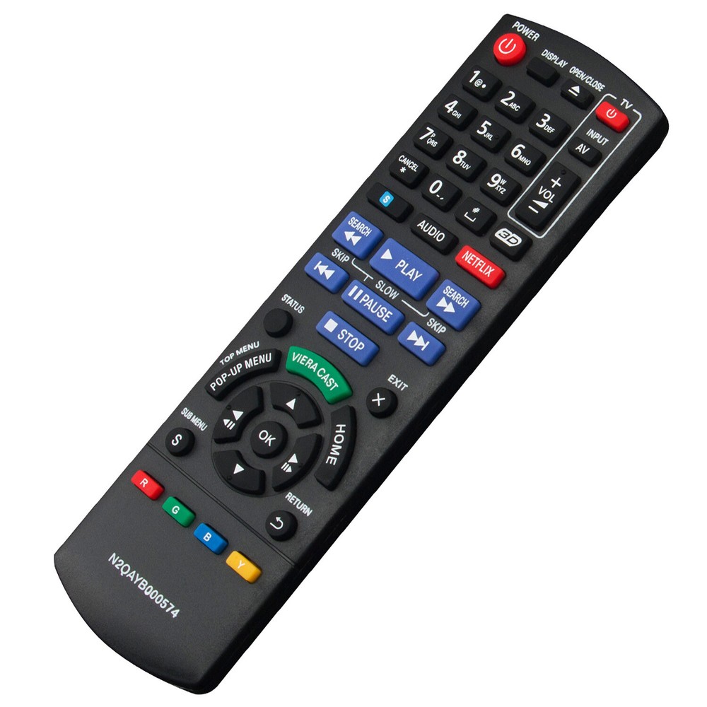 Replace Remote for Panasonic Blu-Ray DMP-BDT215 DMP-BDT210 DMP-BDT110 DMP-BDT310