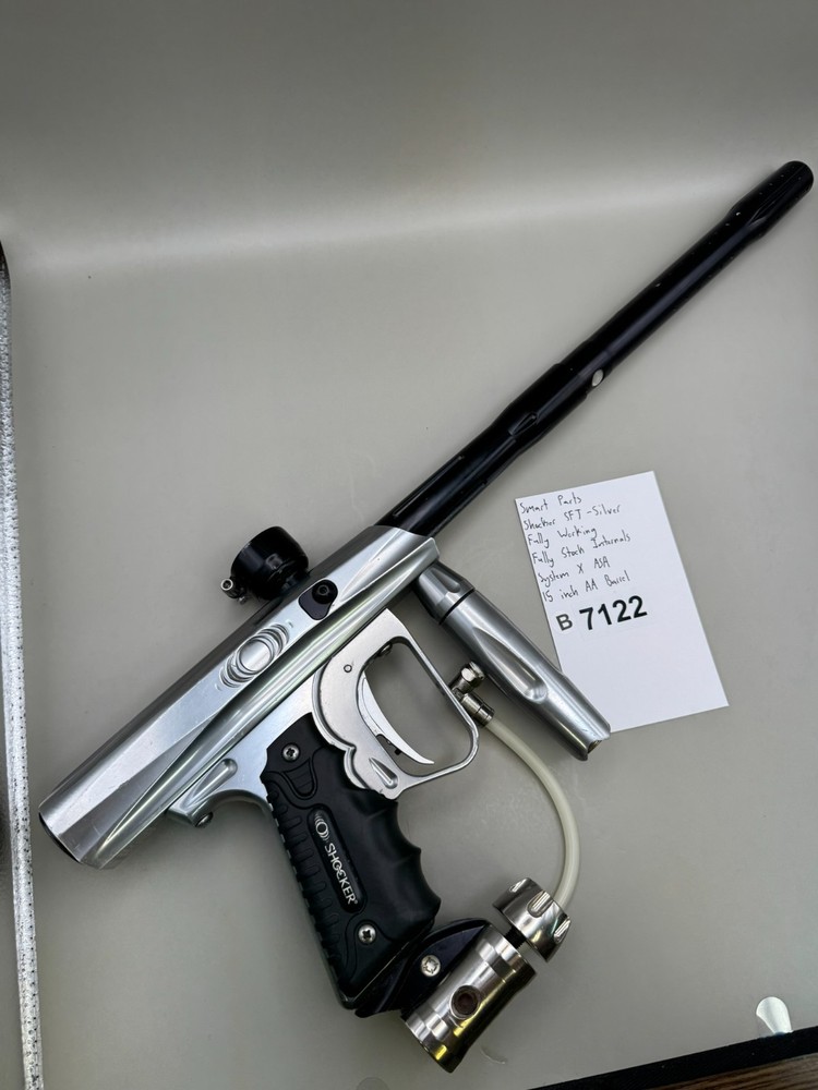 Smart Parts Shocker SFT Silver Paintball Marker Fully Working