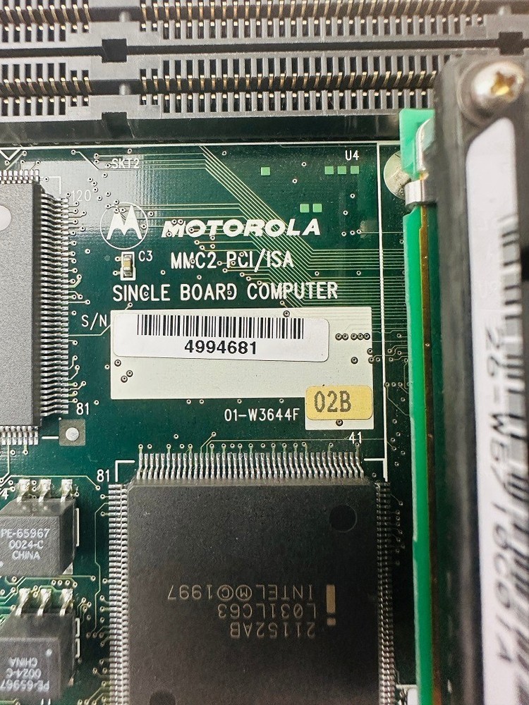 Motorola 01-W3644F-02B CPU Board