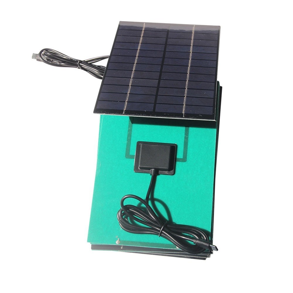 4 2W Solar Panel with Type C for 12V For Outdoor Security Camera Charging