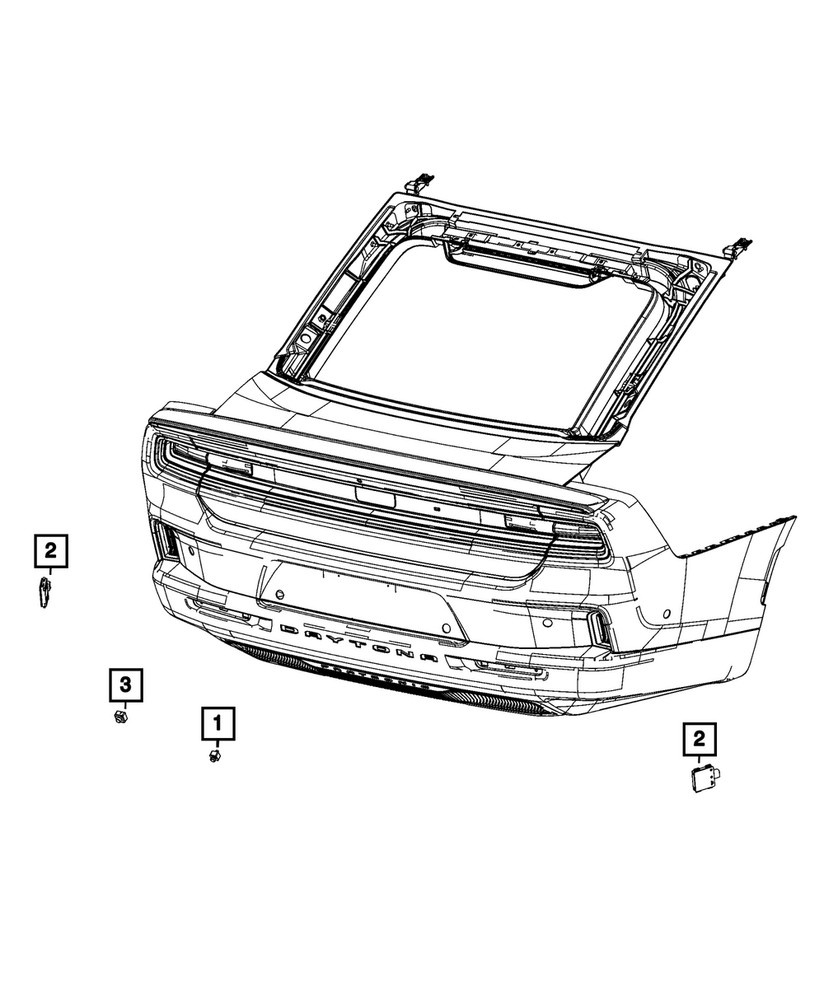 Genuine Mopar Mid Range Radar 04699069AH
