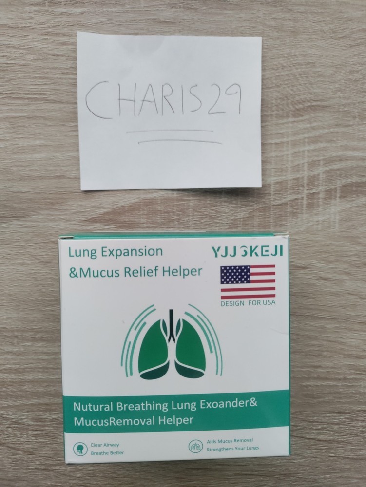 Exercise Device for Lungs, Effectively Enhance Lung Breath Ability (Blue)