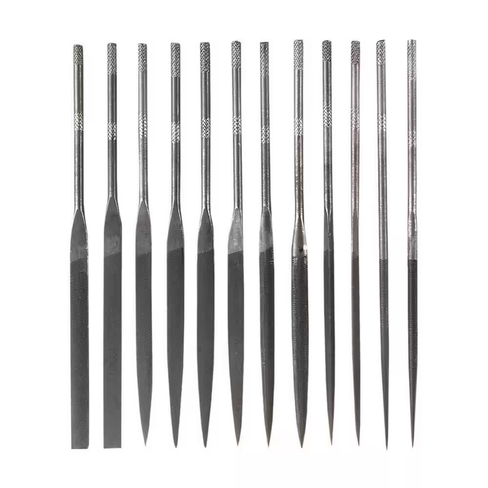 Swiss Pattern Needle Files Set (12-Piece) Free Ship NEW